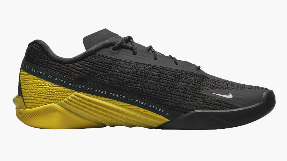 Nike React Metcon Turbo Men s Dark Smoke Gray White Bright Citron Rogue Fitness